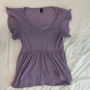 purple, SHEIN women’s shirt